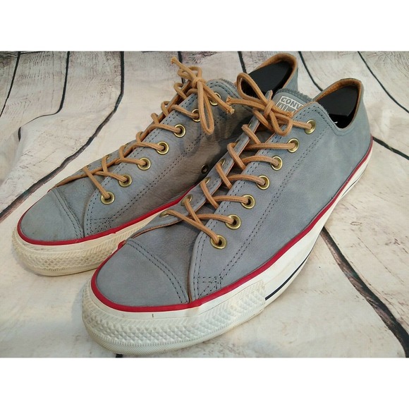 CONVERSE All Star Gray Suede Sneakers Men…